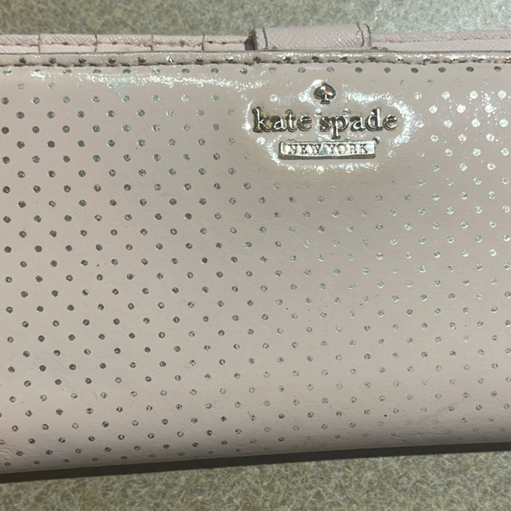 Kate Spade Light Pink Polka Dot Wallet
